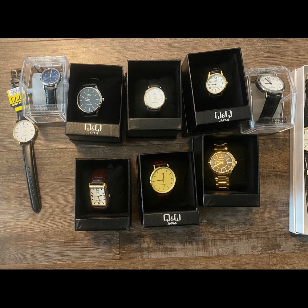 Men’s and women’s watches. Never worn.